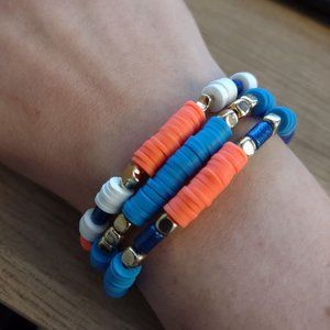 Heishi Clay Bead 3 Piece Stack